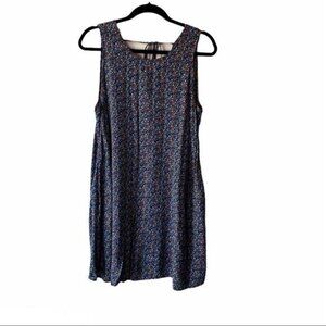 Gap Sleeveless Swing Tank Dress Multicolor M
